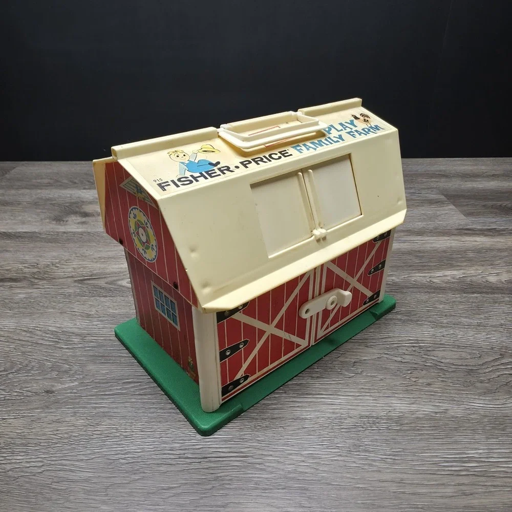 Vintage 1960's FISHER PRICE Play Family Farm - Barn Only